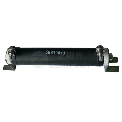 50W 100k নন-ইনডাকটিভ উচ্চ ভোল্টেজ প্রতিরোধক শক্তি মাউন্ট করার সাথে