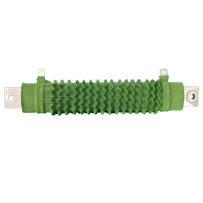 60W 100 Ohm J ফ্ল্যাট হাই পাওয়ার ওয়্যারওয়াউন্ড প্রতিরোধক অ দাহ্য