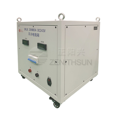 250V 80A DC ডামি লোড ব্যাঙ্ক পোর্টেবল পরিবর্তনশীল প্রতিরোধী ফ্যান কুলিং
