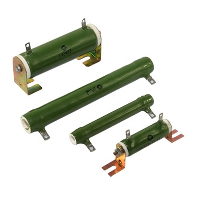 উচ্চ ক্ষমতা 300W 100RJ ওয়্যারওয়াউন্ড পাওয়ার প্রতিরোধক এনামেল সিরামিক টিউব